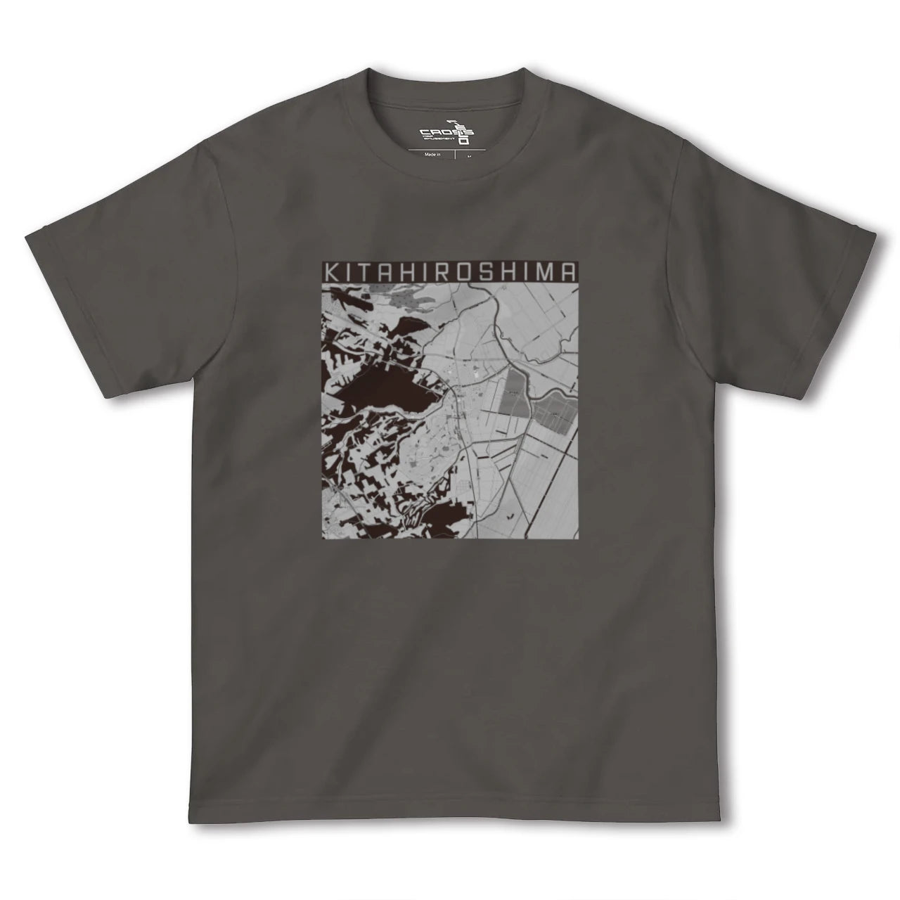 【北広島(北海道)】地図柄ヘビーウェイトTシャツ