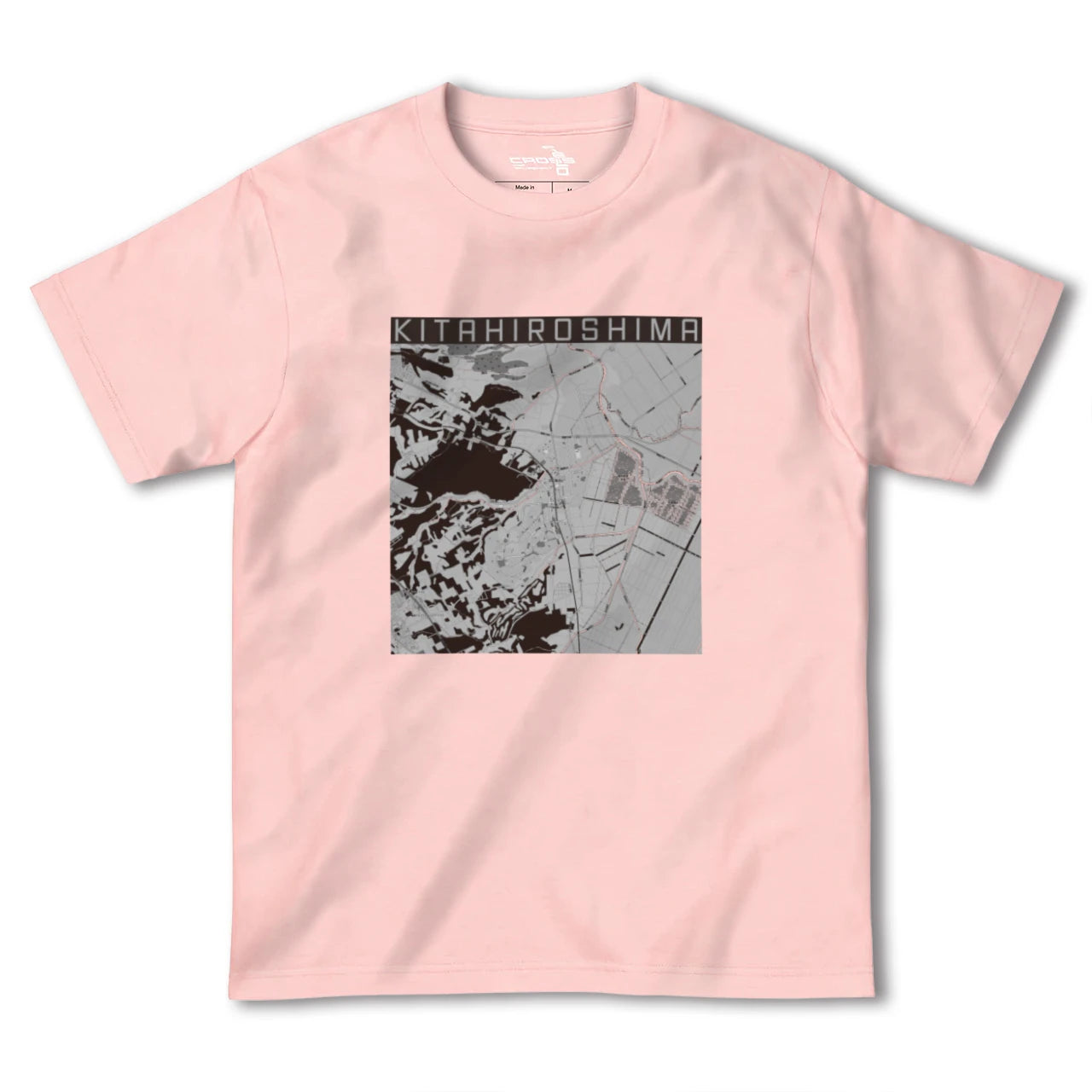 【北広島(北海道)】地図柄ヘビーウェイトTシャツ