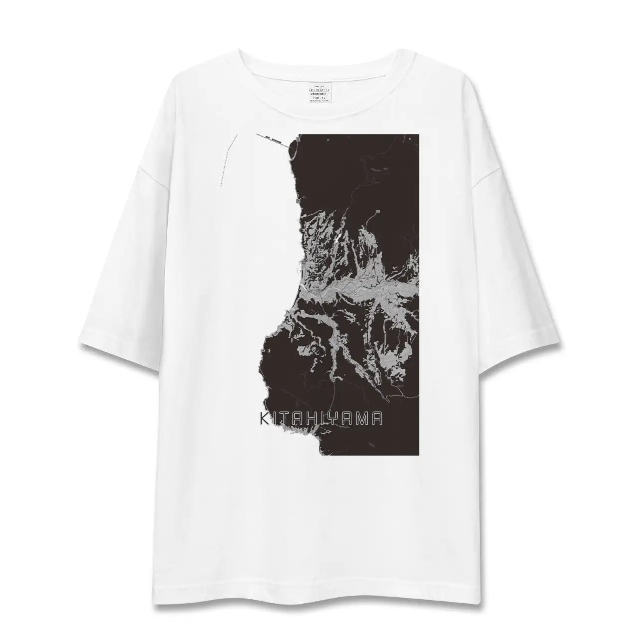 【北檜山(北海道)】地図柄ビッグシルエットTシャツ