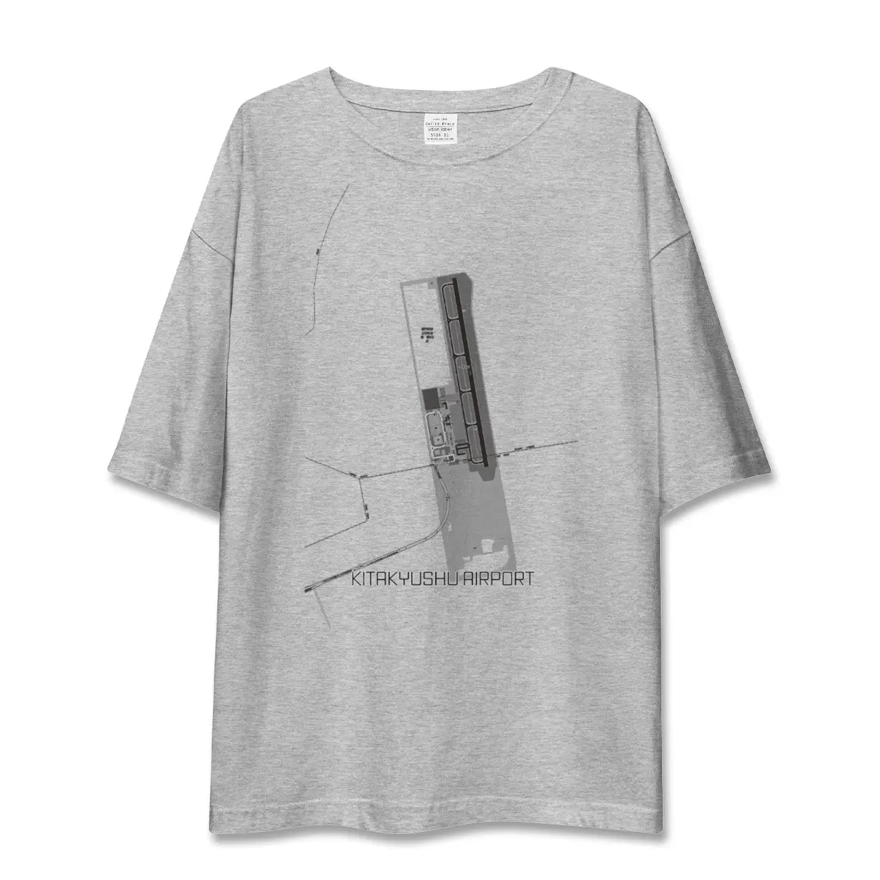 【北九州空港(福岡県)】地図柄ビッグシルエットTシャツ