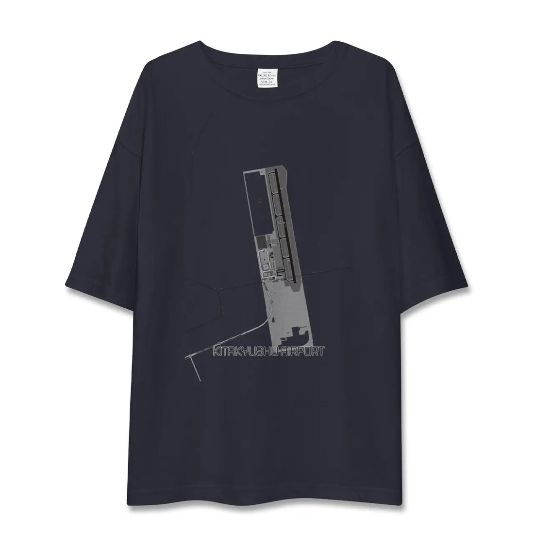 【北九州空港(福岡県)】地図柄ビッグシルエットTシャツ