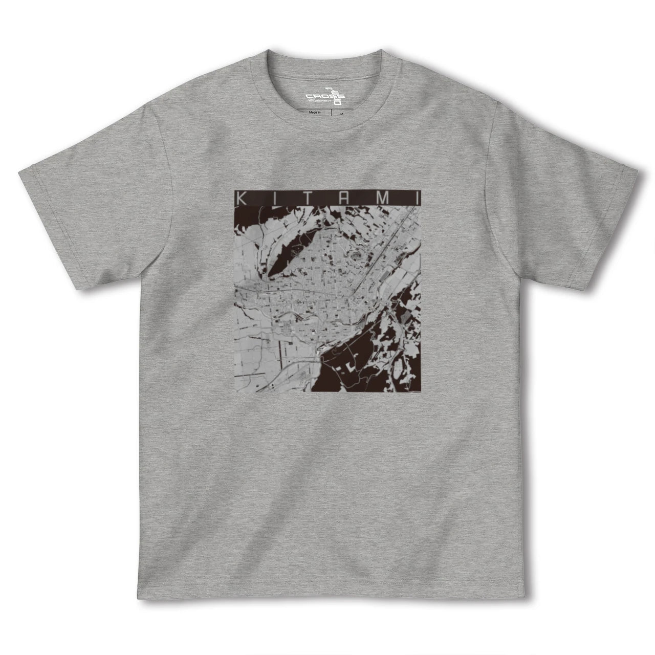 【北見(北海道)】地図柄ヘビーウェイトTシャツ