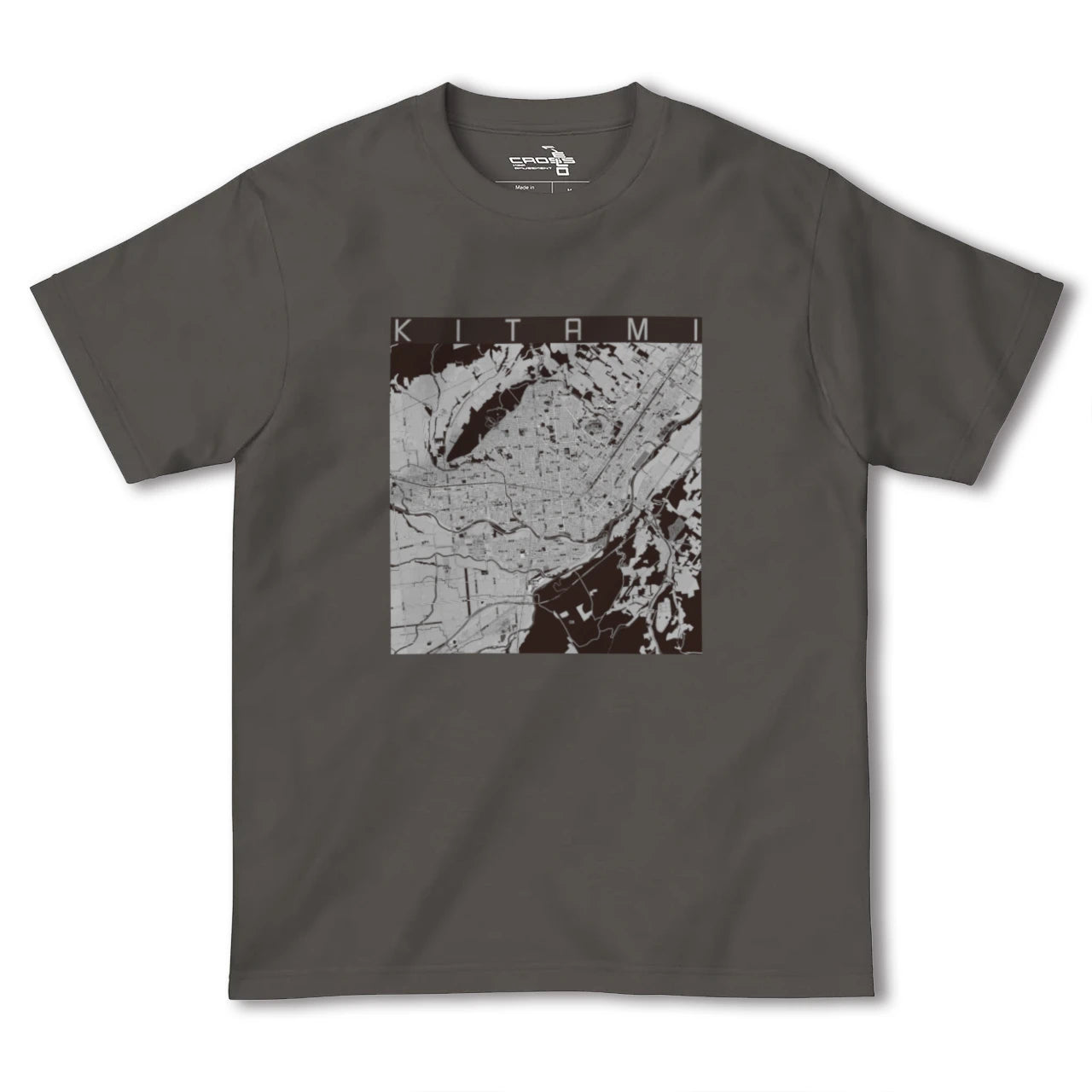 【北見(北海道)】地図柄ヘビーウェイトTシャツ