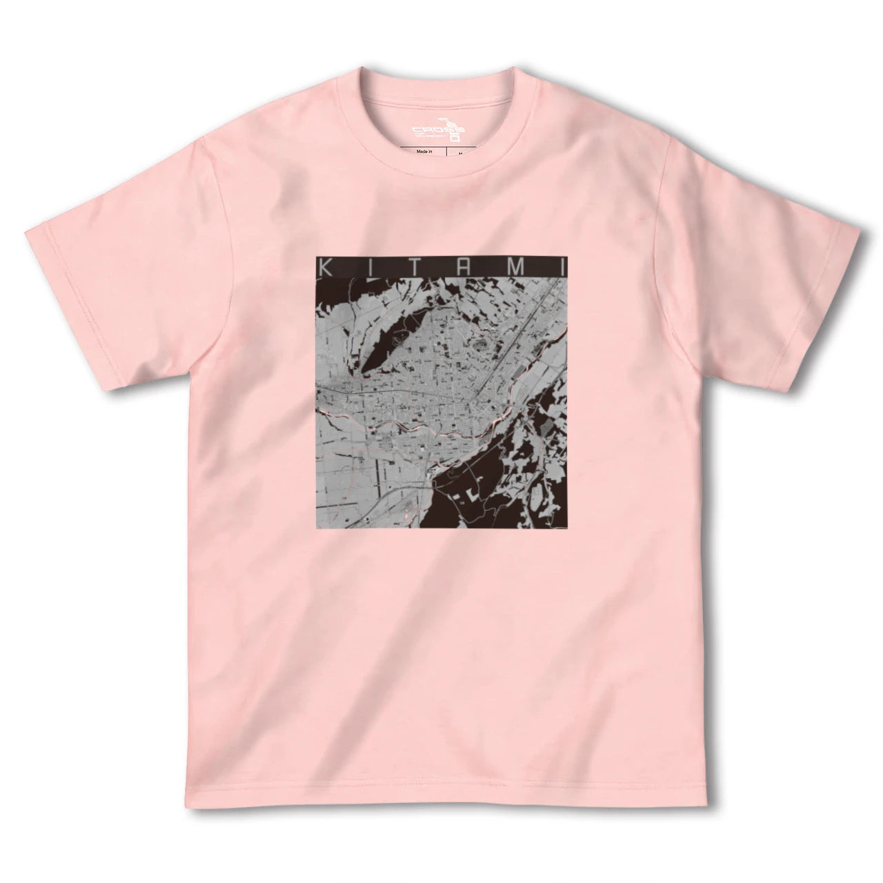 【北見(北海道)】地図柄ヘビーウェイトTシャツ