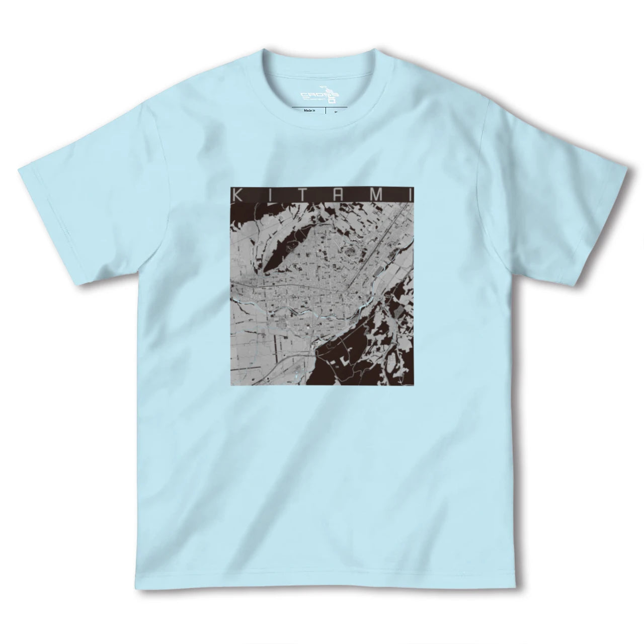 【北見(北海道)】地図柄ヘビーウェイトTシャツ