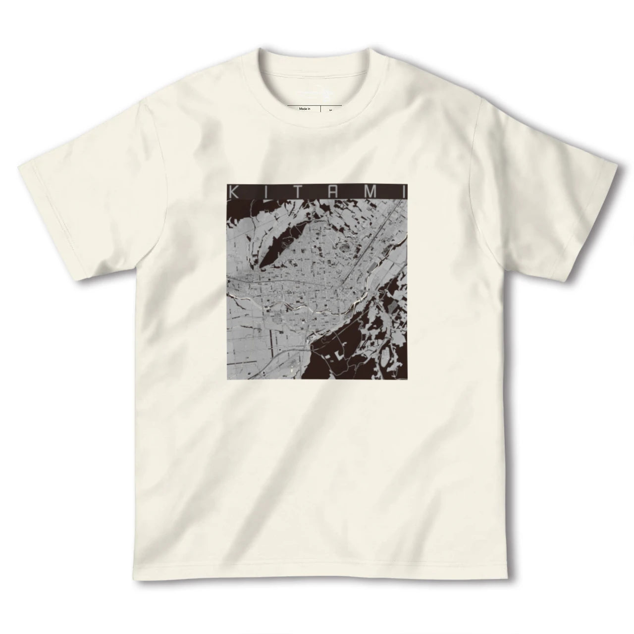 【北見(北海道)】地図柄ヘビーウェイトTシャツ