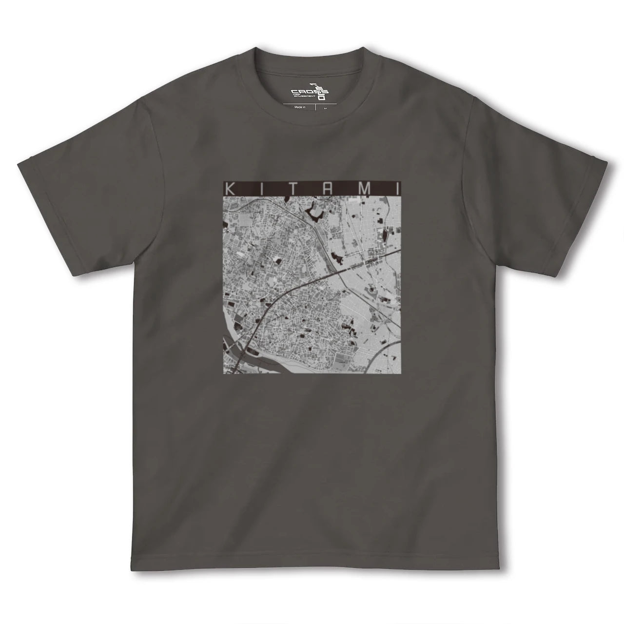 【喜多見(東京都)】地図柄ヘビーウェイトTシャツ