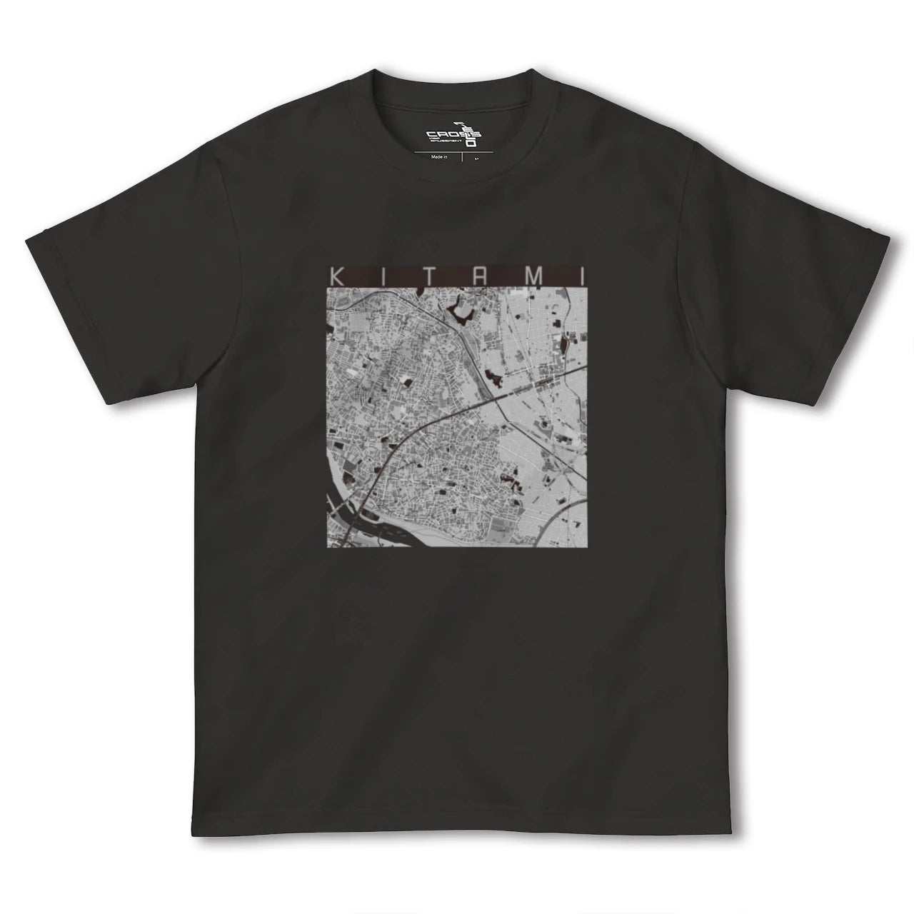【喜多見(東京都)】地図柄ヘビーウェイトTシャツ