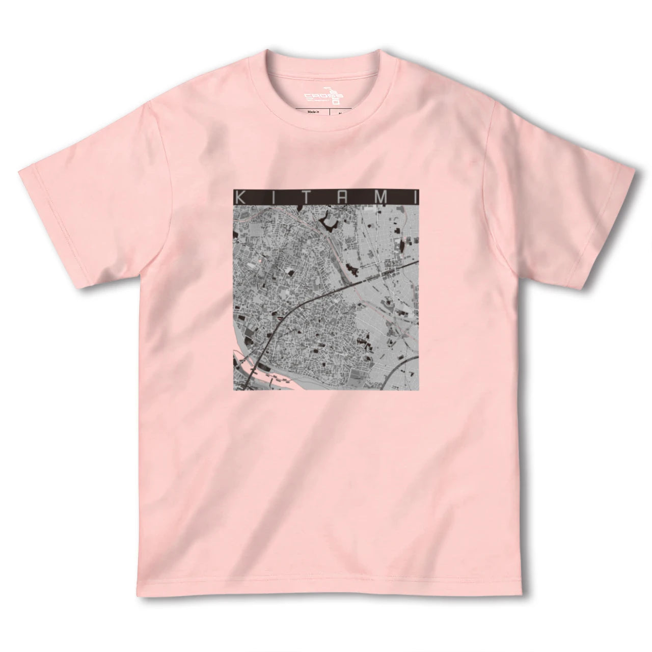 【喜多見(東京都)】地図柄ヘビーウェイトTシャツ