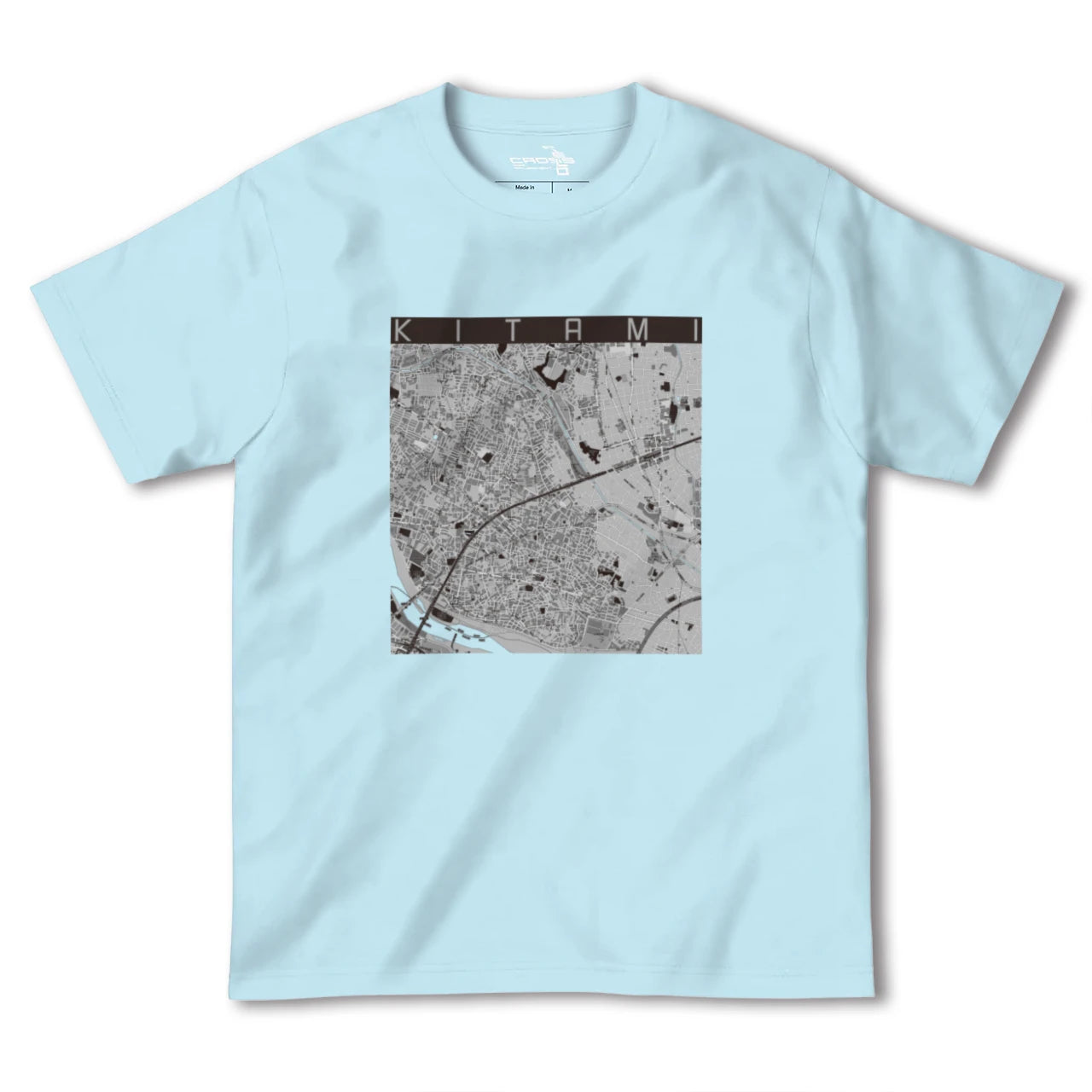 【喜多見(東京都)】地図柄ヘビーウェイトTシャツ