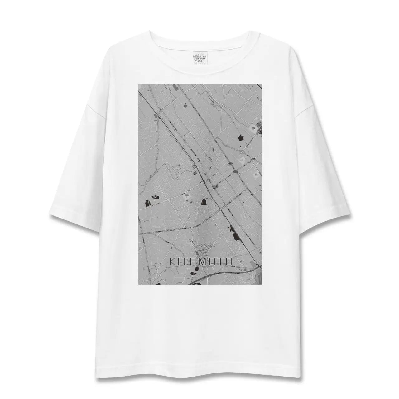 【北本(埼玉県)】地図柄ビッグシルエットTシャツ