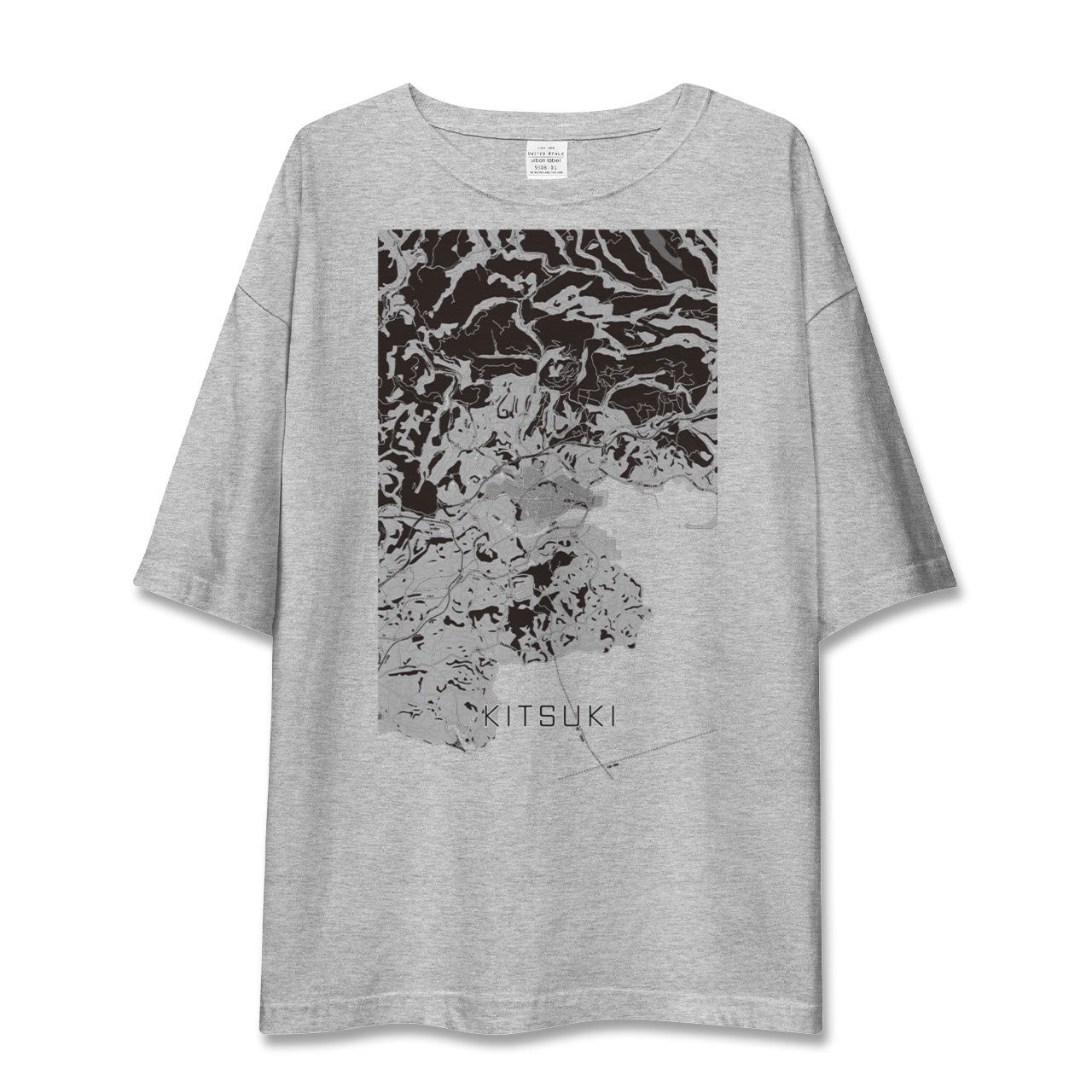 【杵築(大分県)】地図柄ビッグシルエットTシャツ