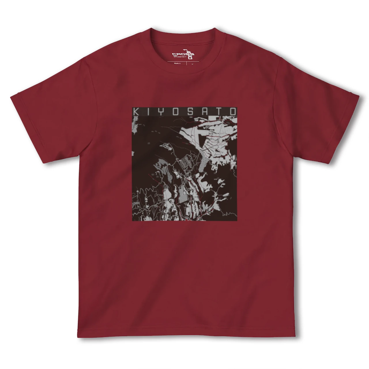 【清里(山梨県)】地図柄ヘビーウェイトTシャツ