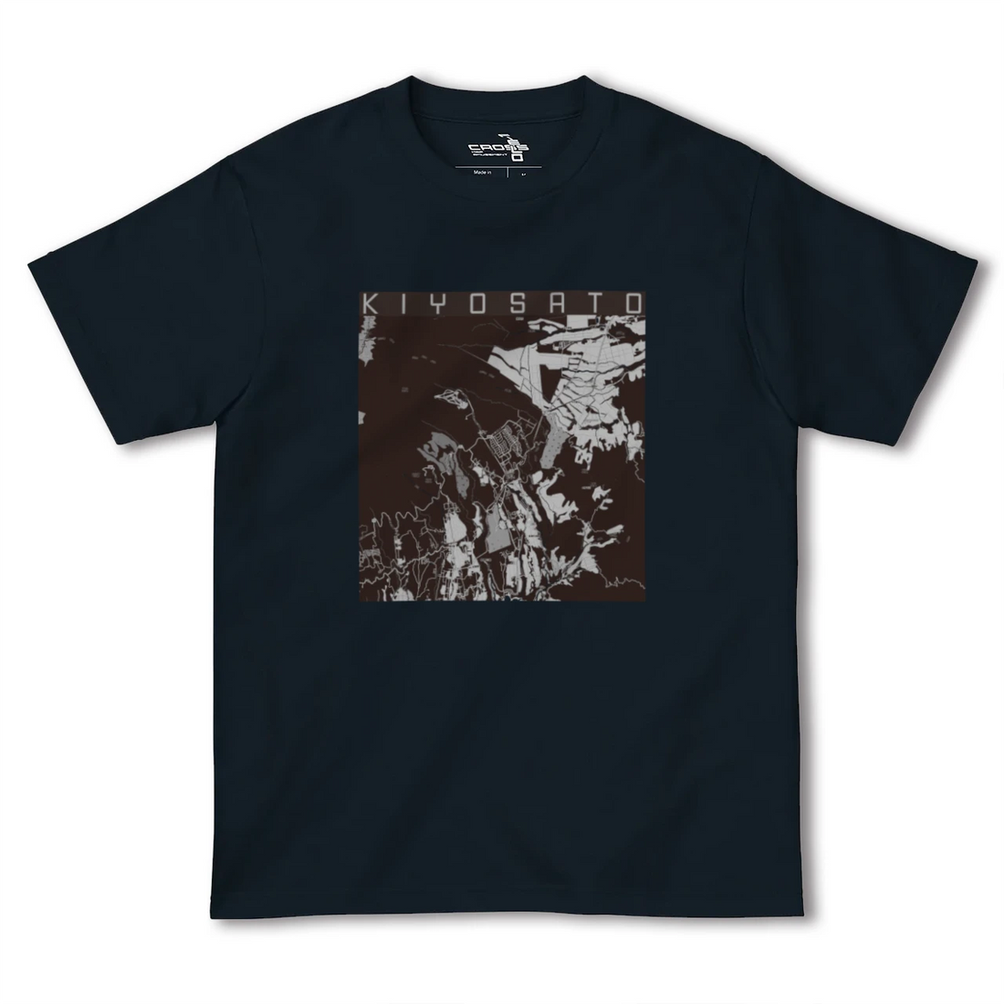 【清里(山梨県)】地図柄ヘビーウェイトTシャツ