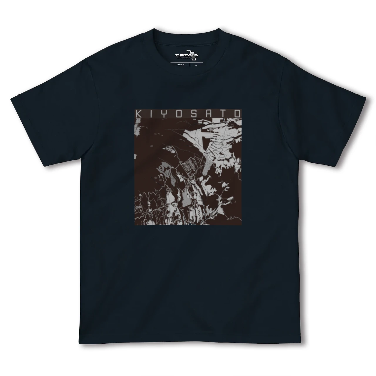 【清里(山梨県)】地図柄ヘビーウェイトTシャツ