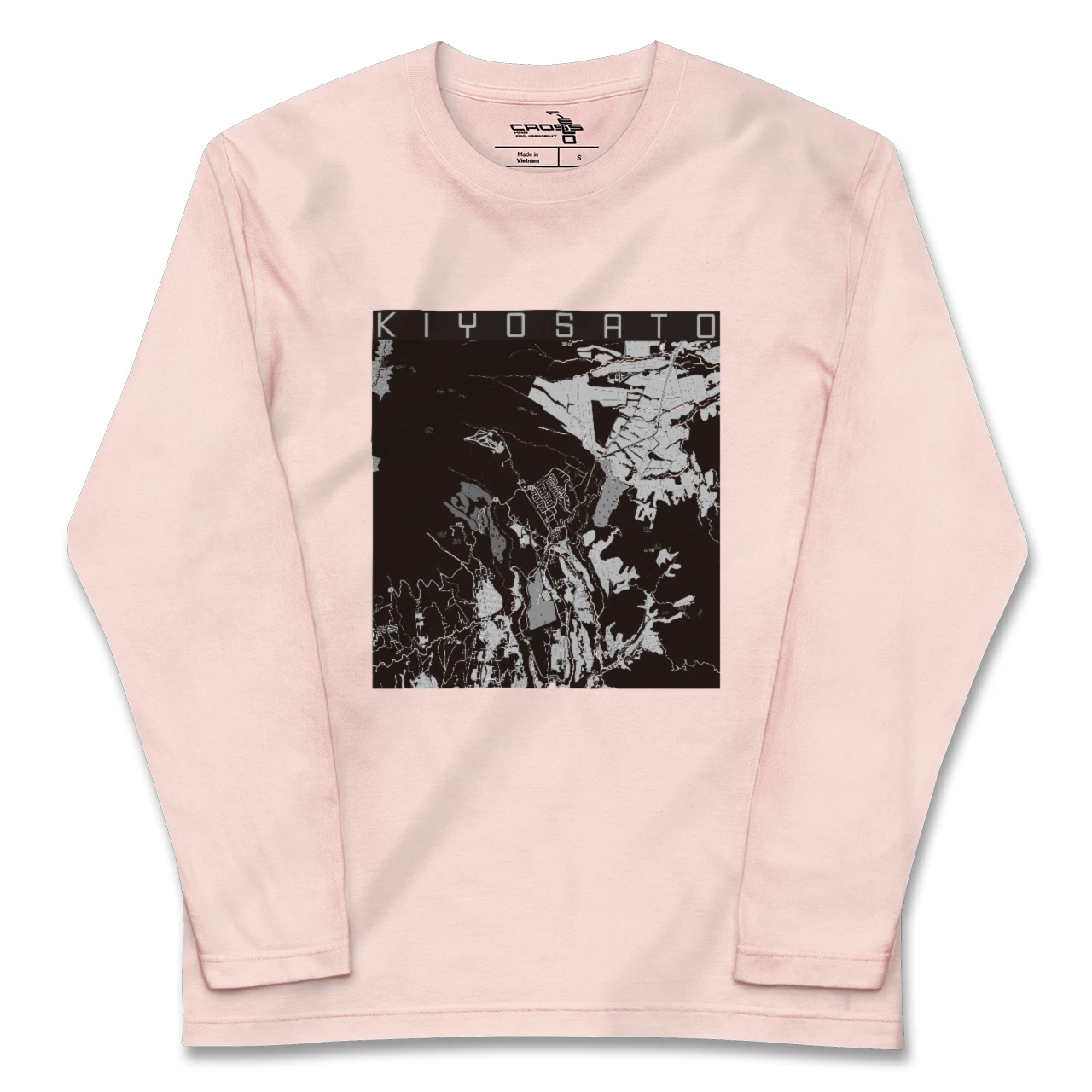 【清里(山梨県)】地図柄ロングスリーブTシャツ