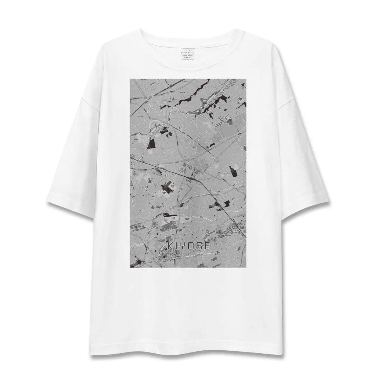 【清瀬(東京都)】地図柄ビッグシルエットTシャツ