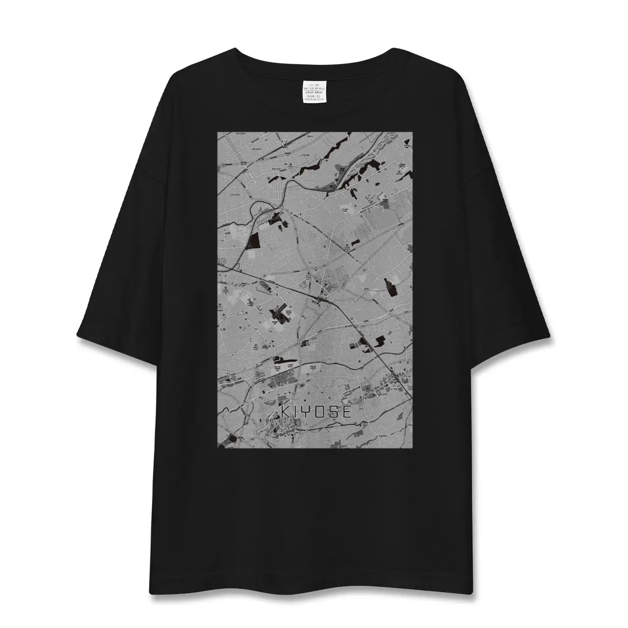 【清瀬(東京都)】地図柄ビッグシルエットTシャツ
