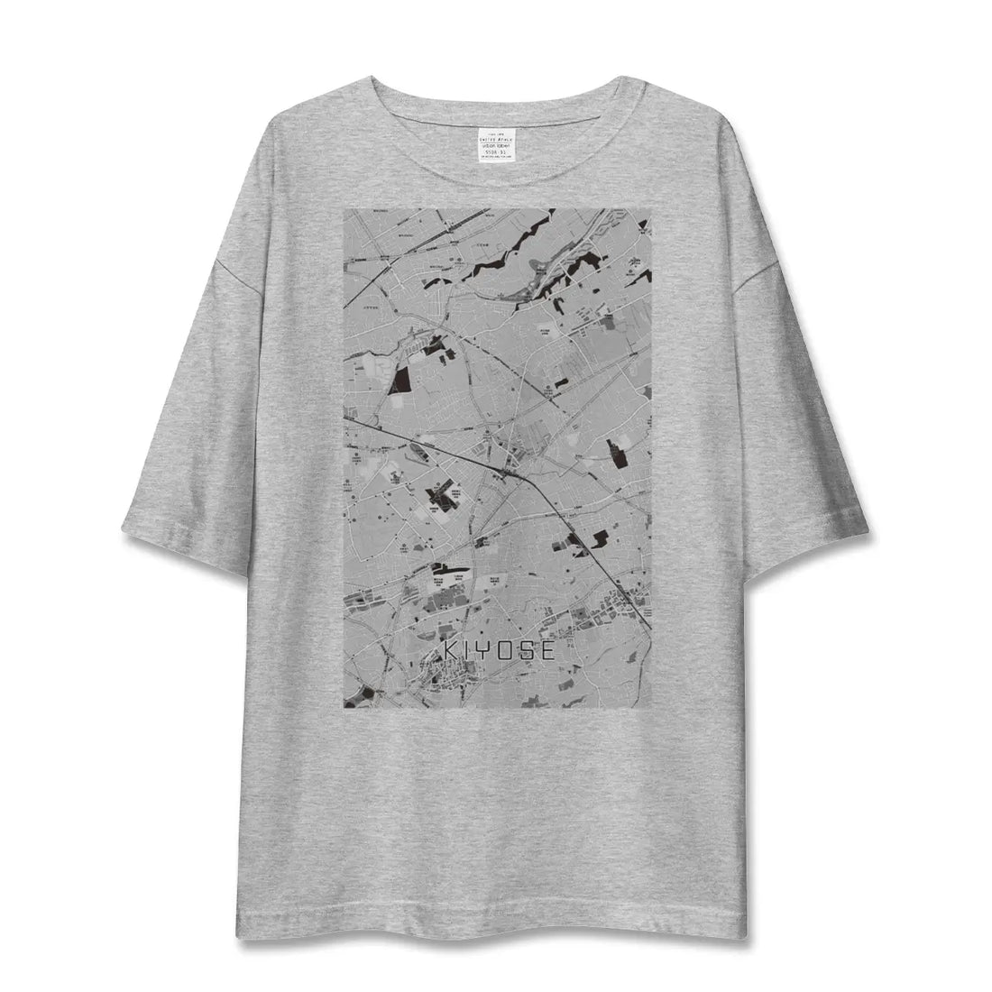 【清瀬(東京都)】地図柄ビッグシルエットTシャツ