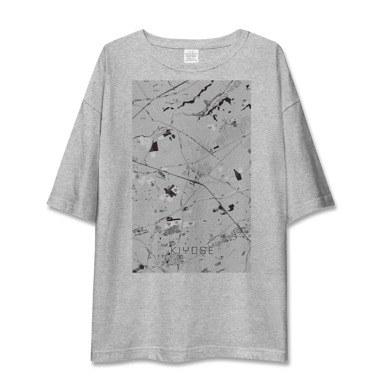 【清瀬(東京都)】地図柄ビッグシルエットTシャツ