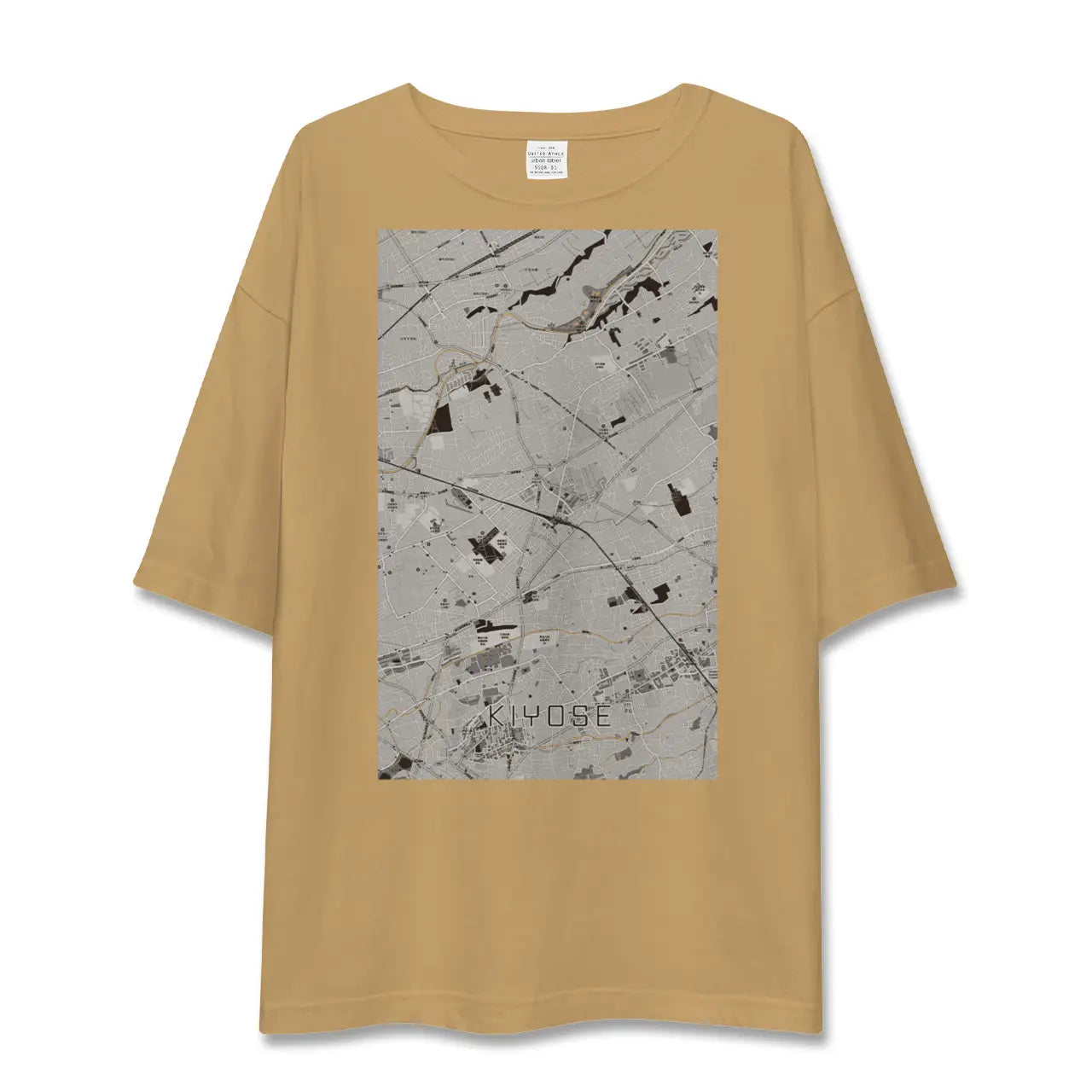 【清瀬(東京都)】地図柄ビッグシルエットTシャツ