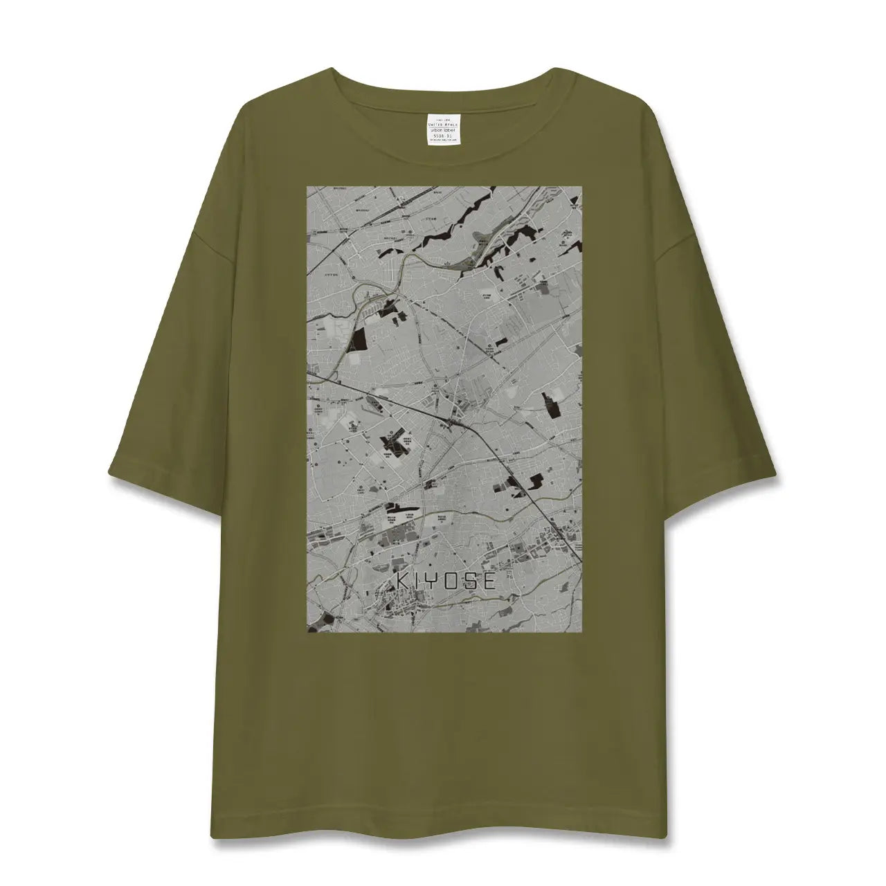 【清瀬(東京都)】地図柄ビッグシルエットTシャツ