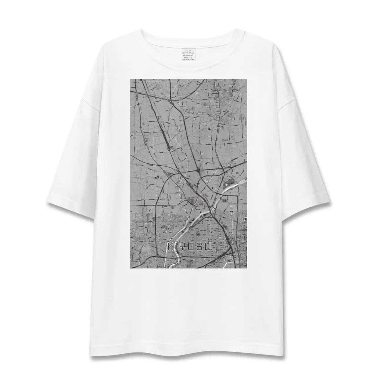 【清須(愛知県)】地図柄ビッグシルエットTシャツ