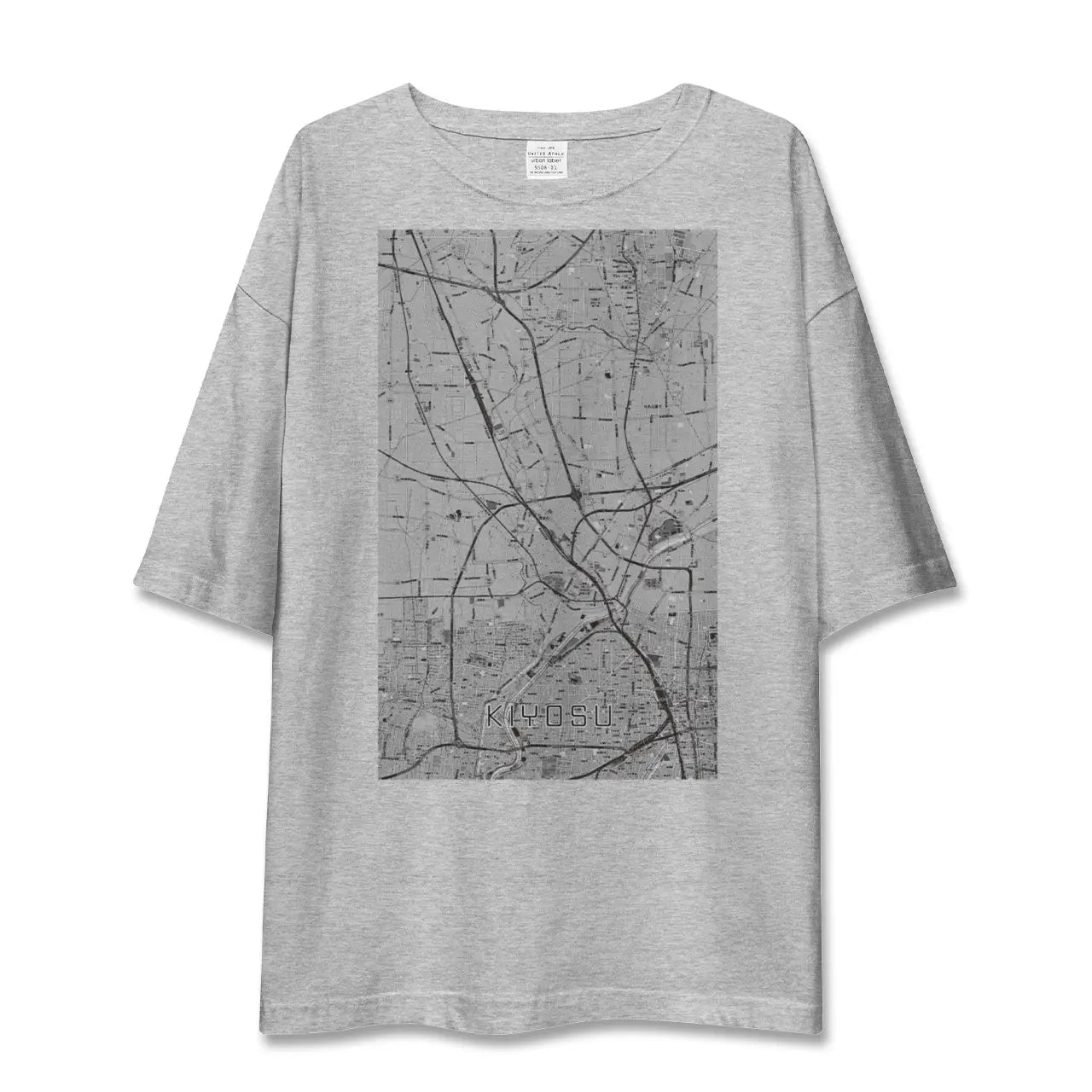 【清須(愛知県)】地図柄ビッグシルエットTシャツ