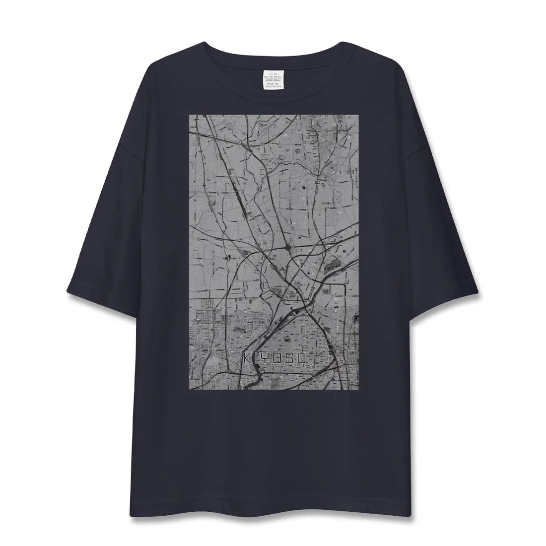 【清須(愛知県)】地図柄ビッグシルエットTシャツ