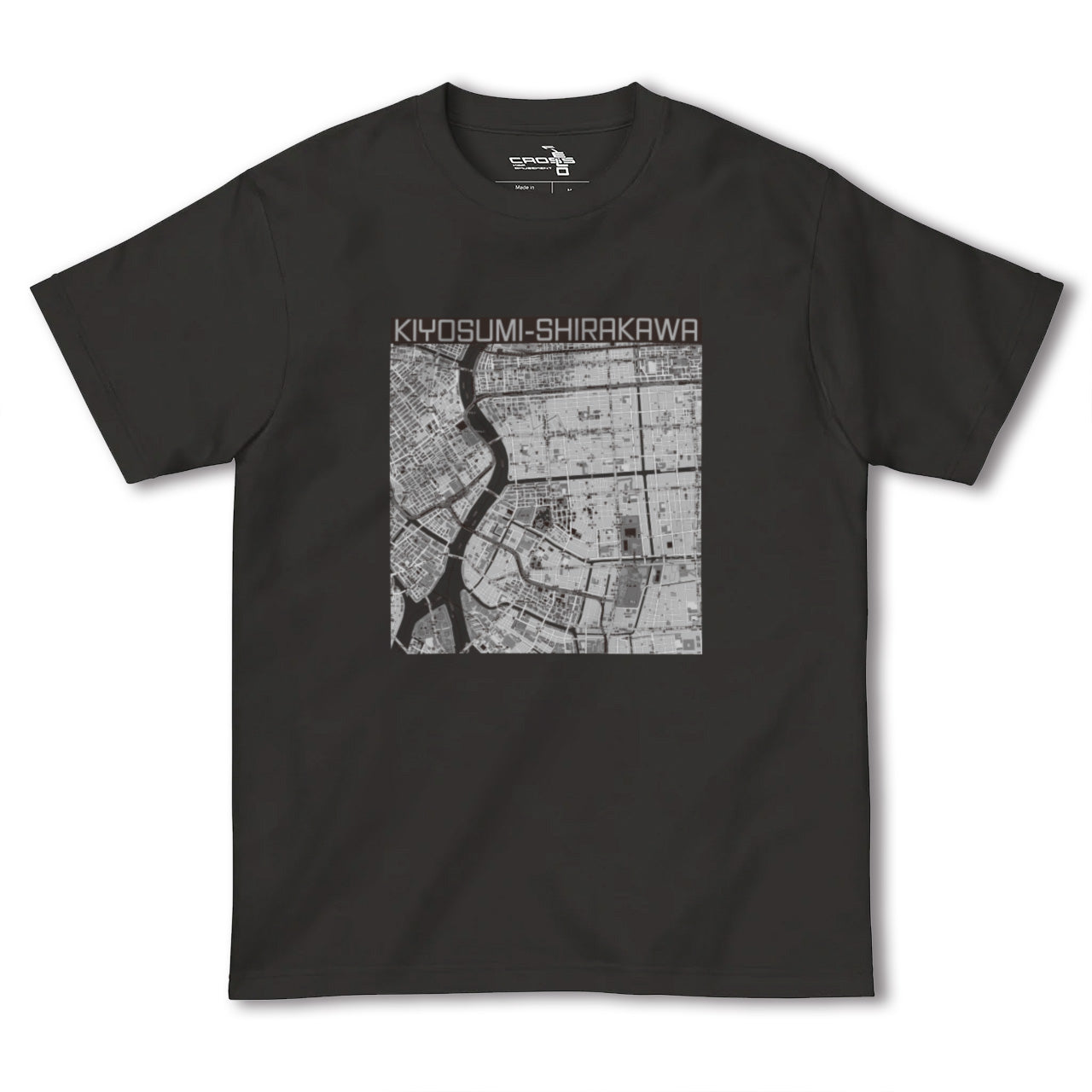 【清澄白河(東京都)】地図柄ヘビーウェイトTシャツ