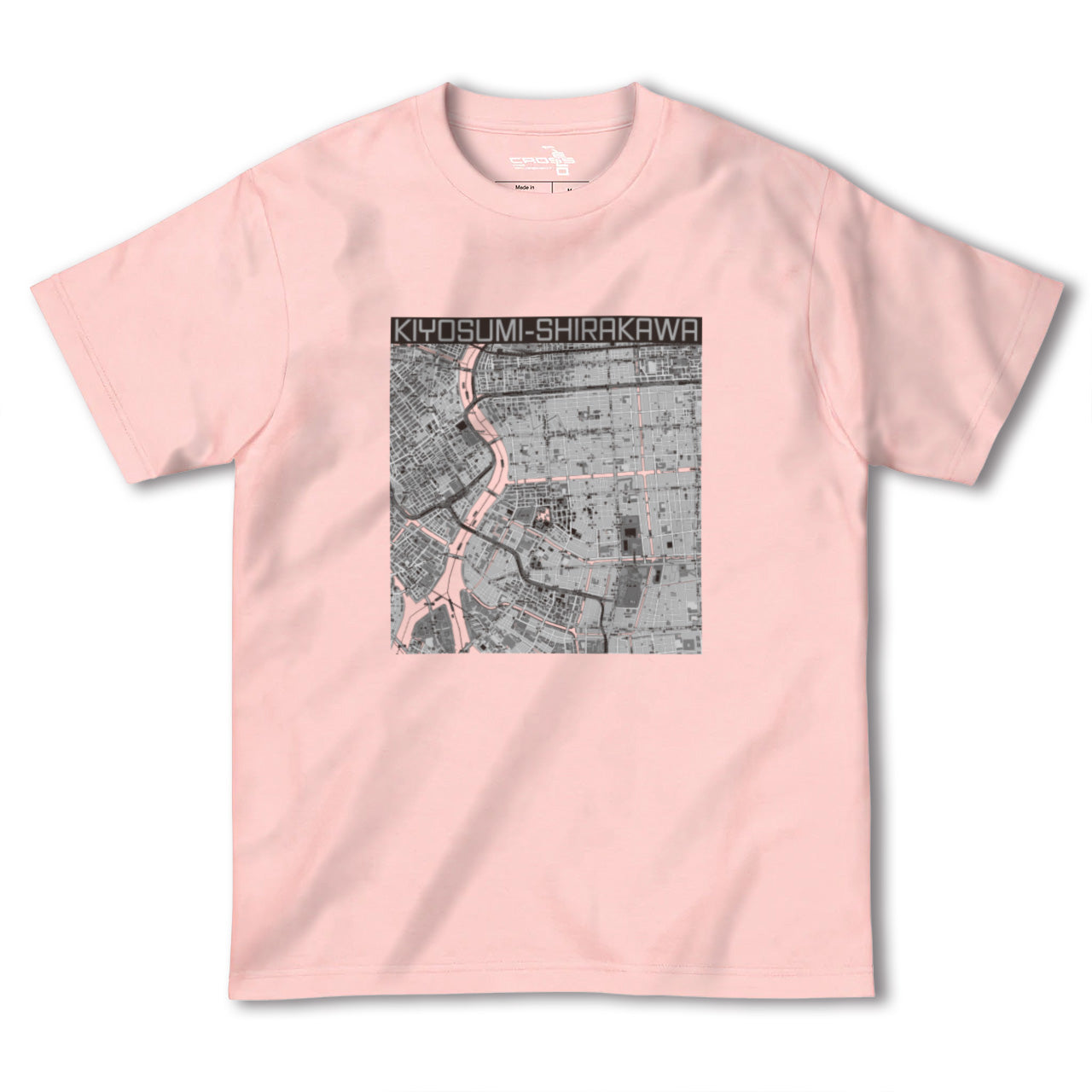 【清澄白河(東京都)】地図柄ヘビーウェイトTシャツ