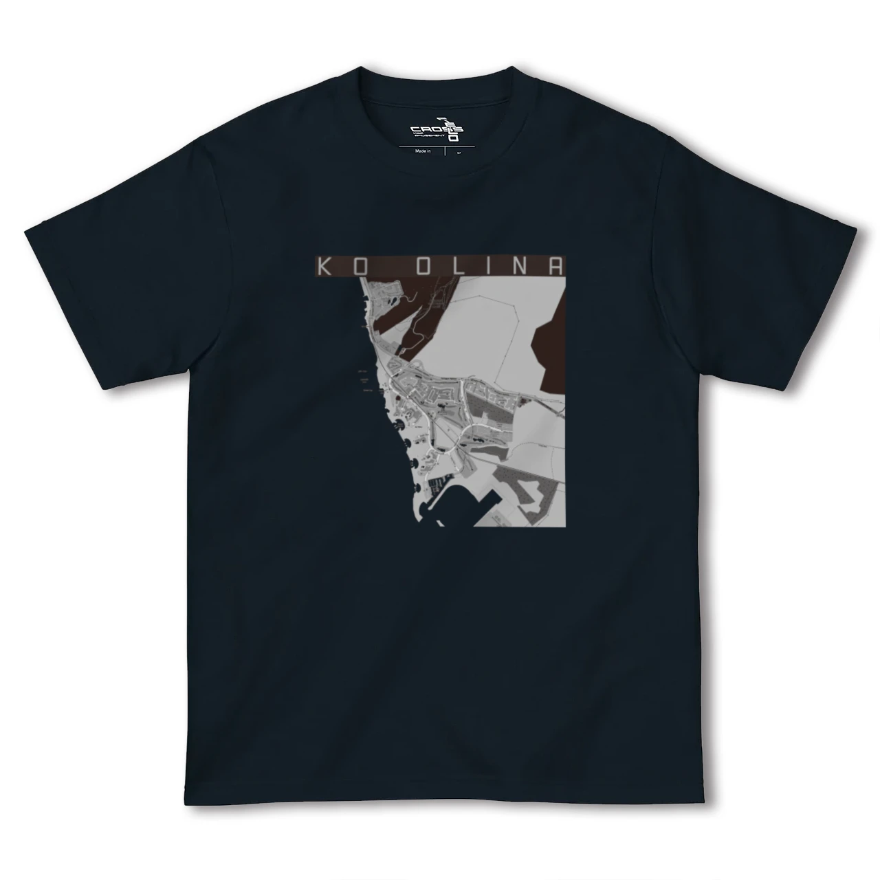 【コオリナ(アメリカ)】地図柄ヘビーウェイトTシャツ