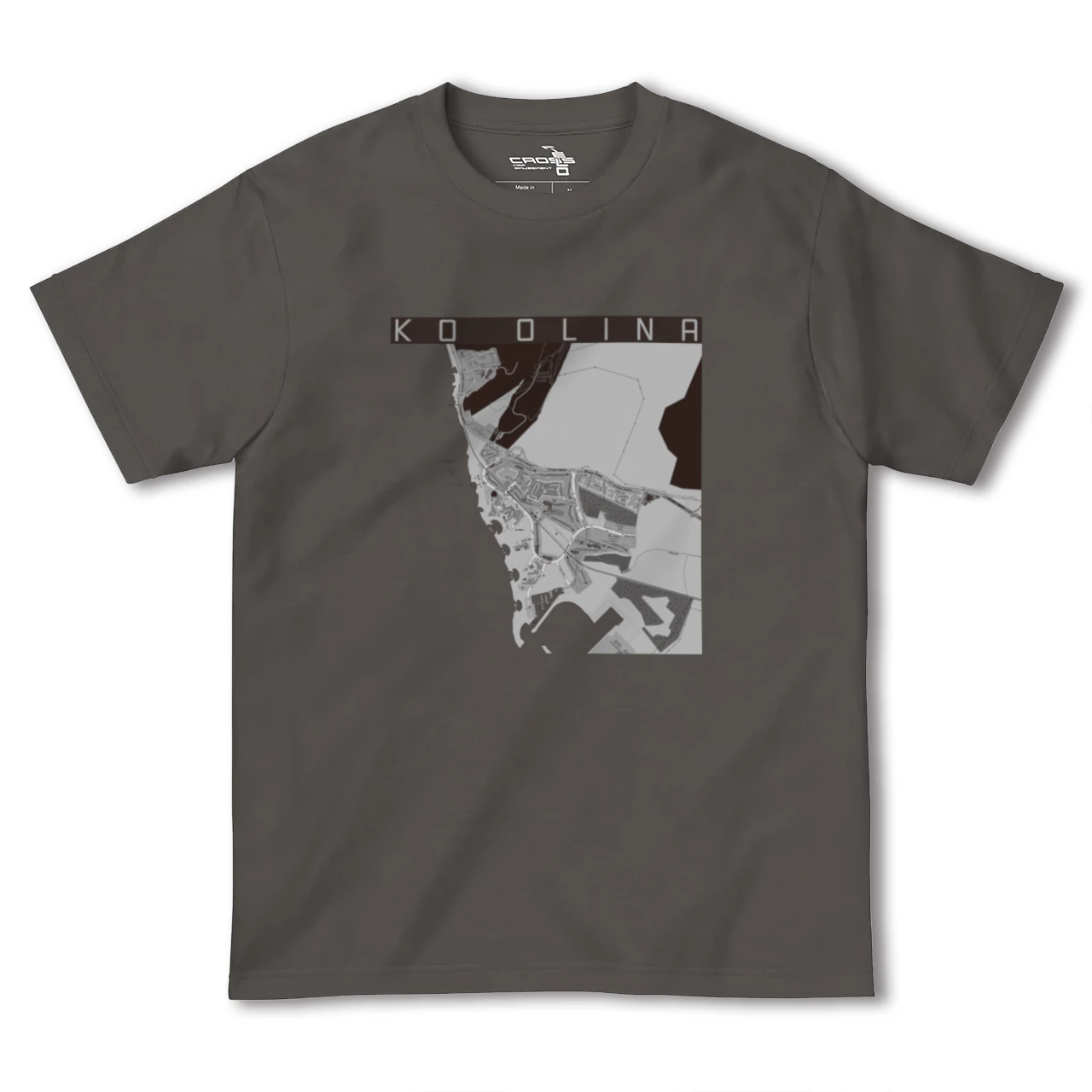 【コオリナ(アメリカ)】地図柄ヘビーウェイトTシャツ