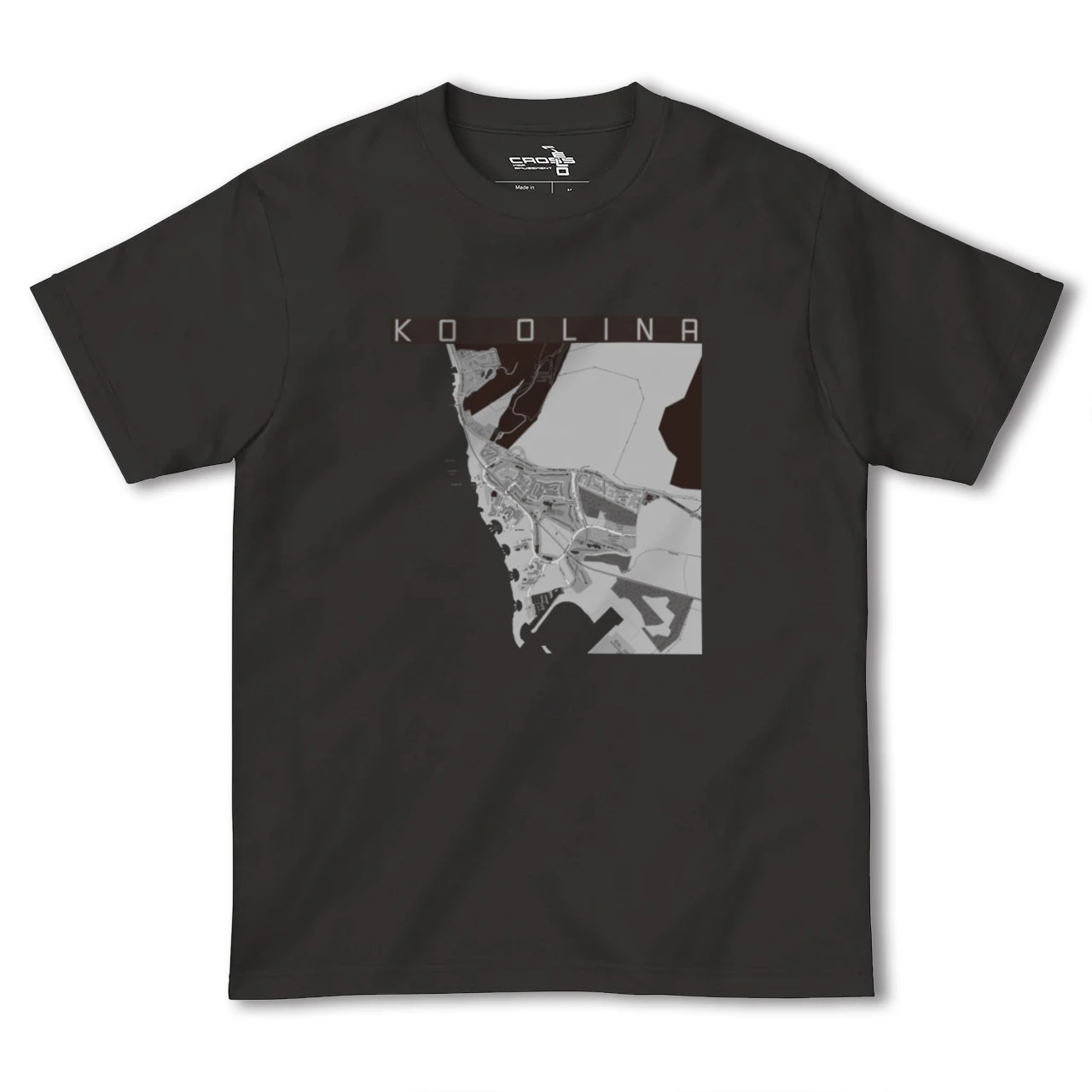 【コオリナ(アメリカ)】地図柄ヘビーウェイトTシャツ