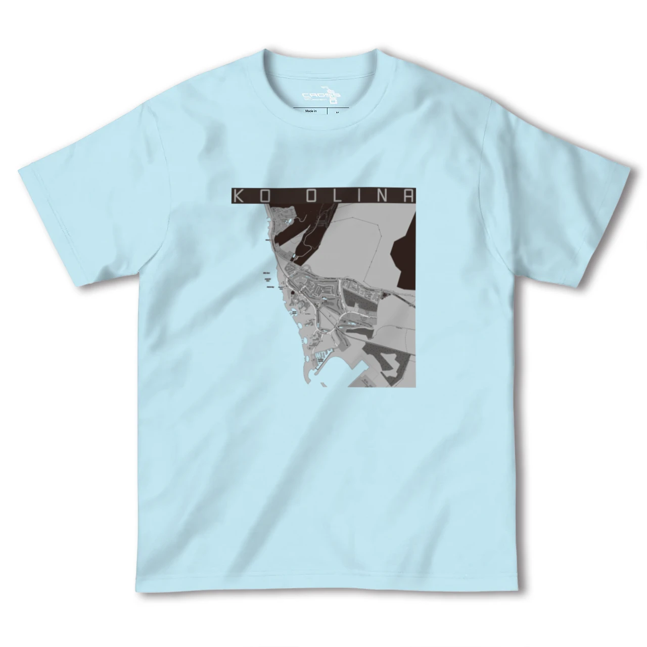 【コオリナ(アメリカ)】地図柄ヘビーウェイトTシャツ