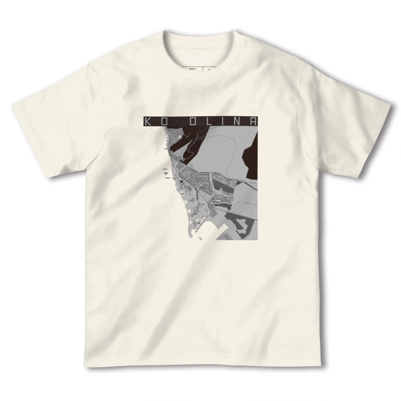 【コオリナ(アメリカ)】地図柄ヘビーウェイトTシャツ