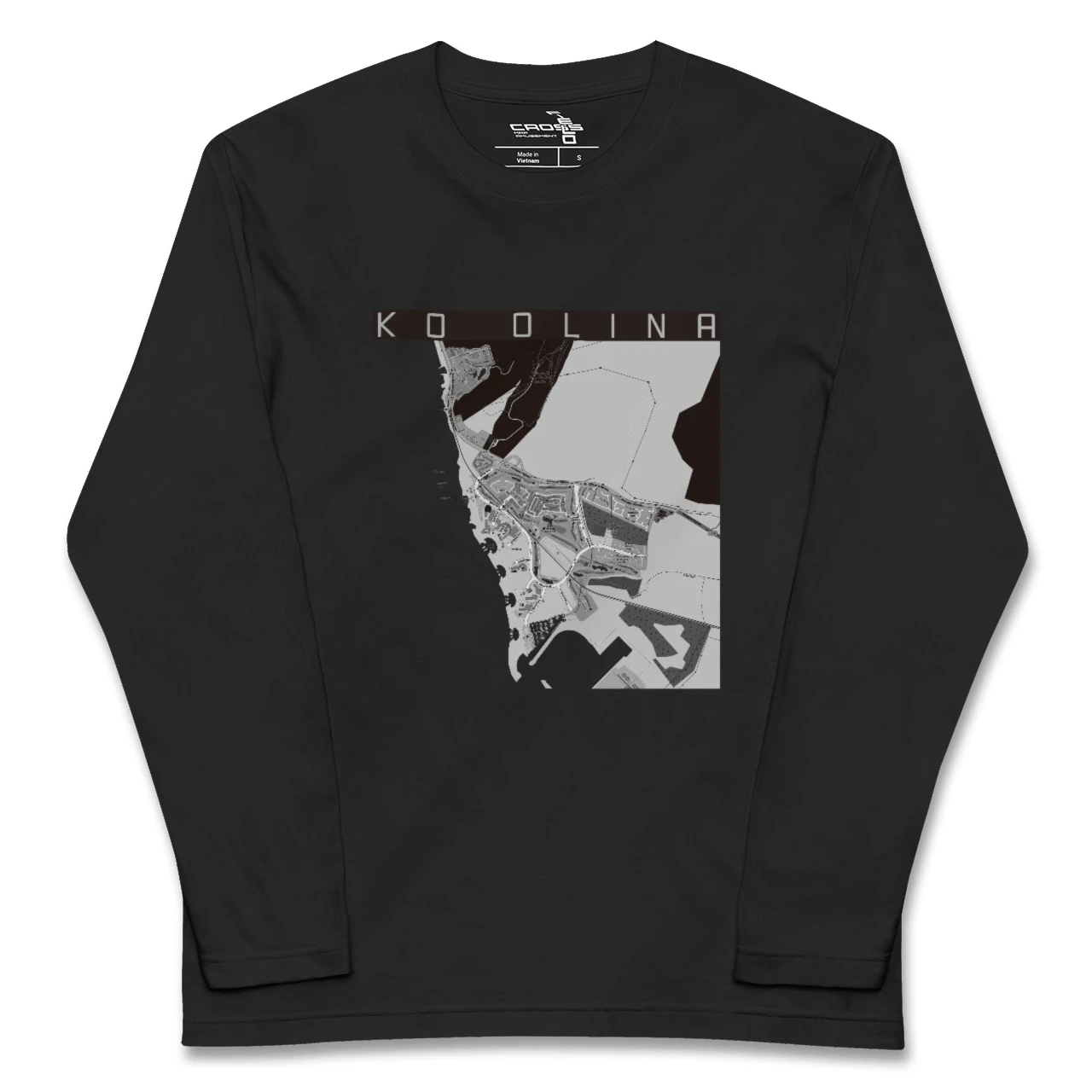 【コオリナ(アメリカ)】地図柄ロングスリーブTシャツ