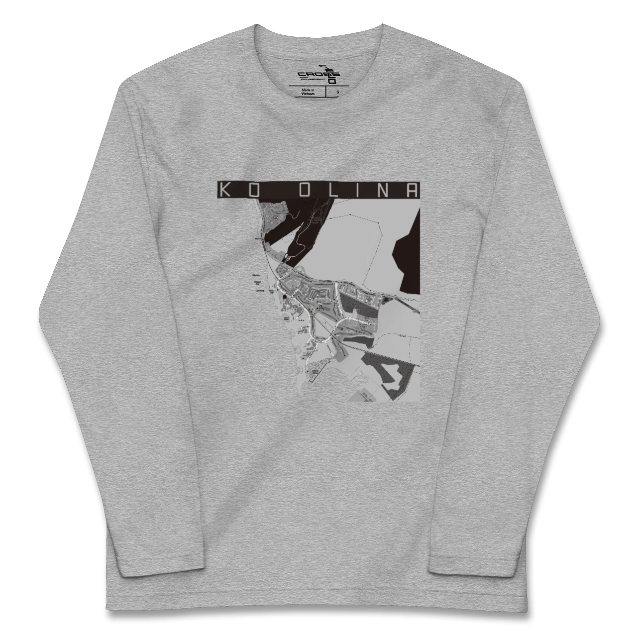 【コオリナ(アメリカ)】地図柄ロングスリーブTシャツ