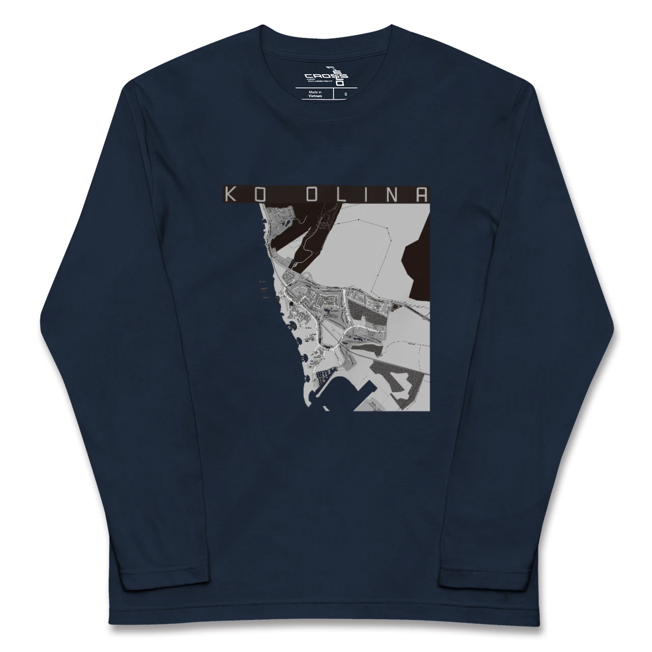 【コオリナ(アメリカ)】地図柄ロングスリーブTシャツ
