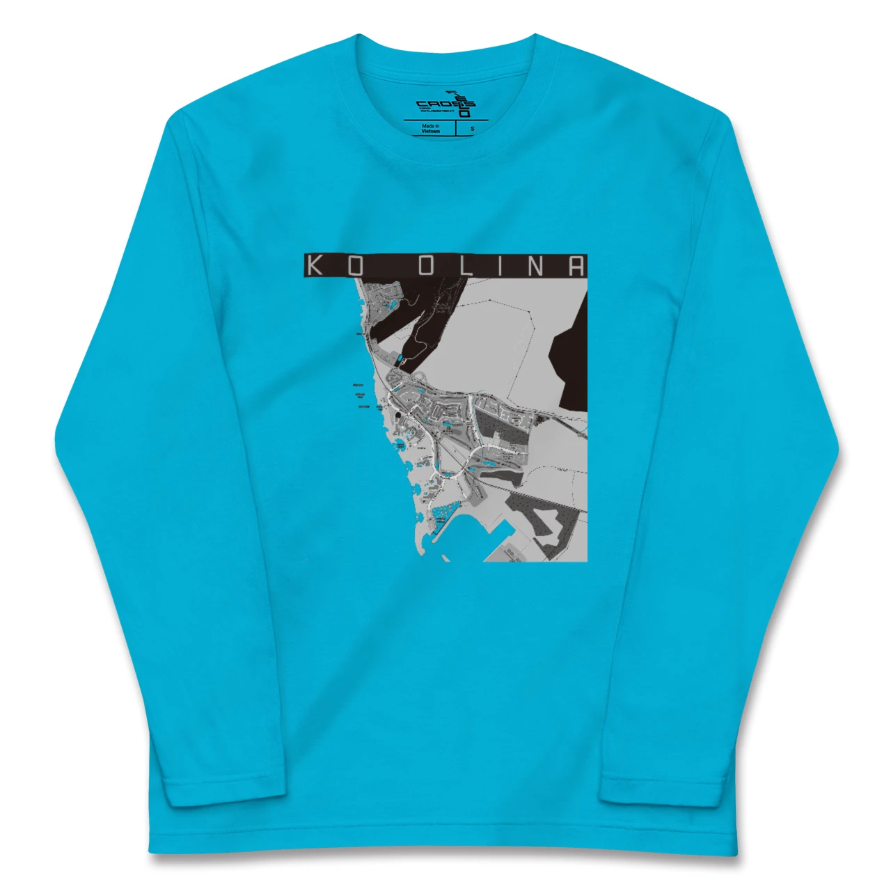 【コオリナ(アメリカ)】地図柄ロングスリーブTシャツ