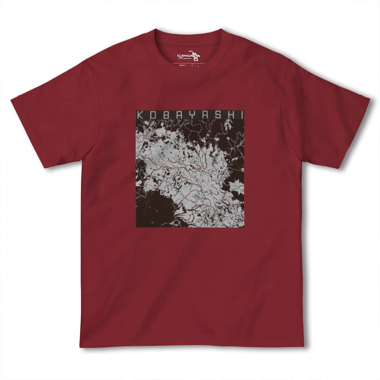 【小林(宮崎県)】地図柄ヘビーウェイトTシャツ