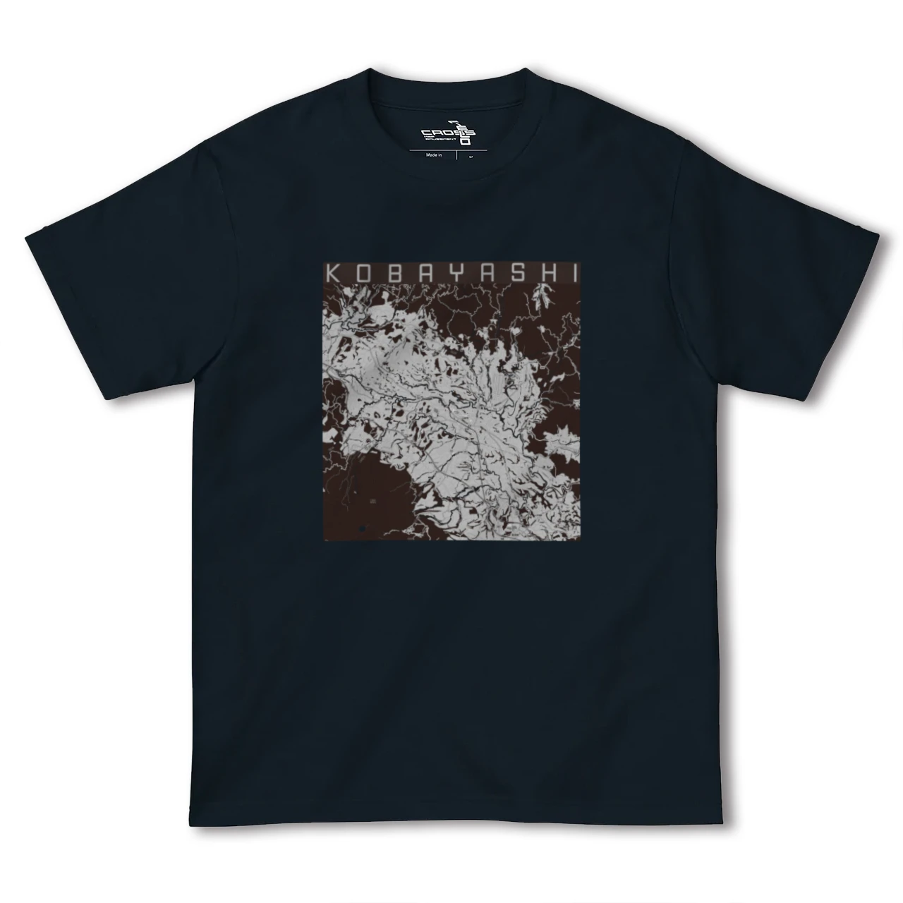 【小林(宮崎県)】地図柄ヘビーウェイトTシャツ