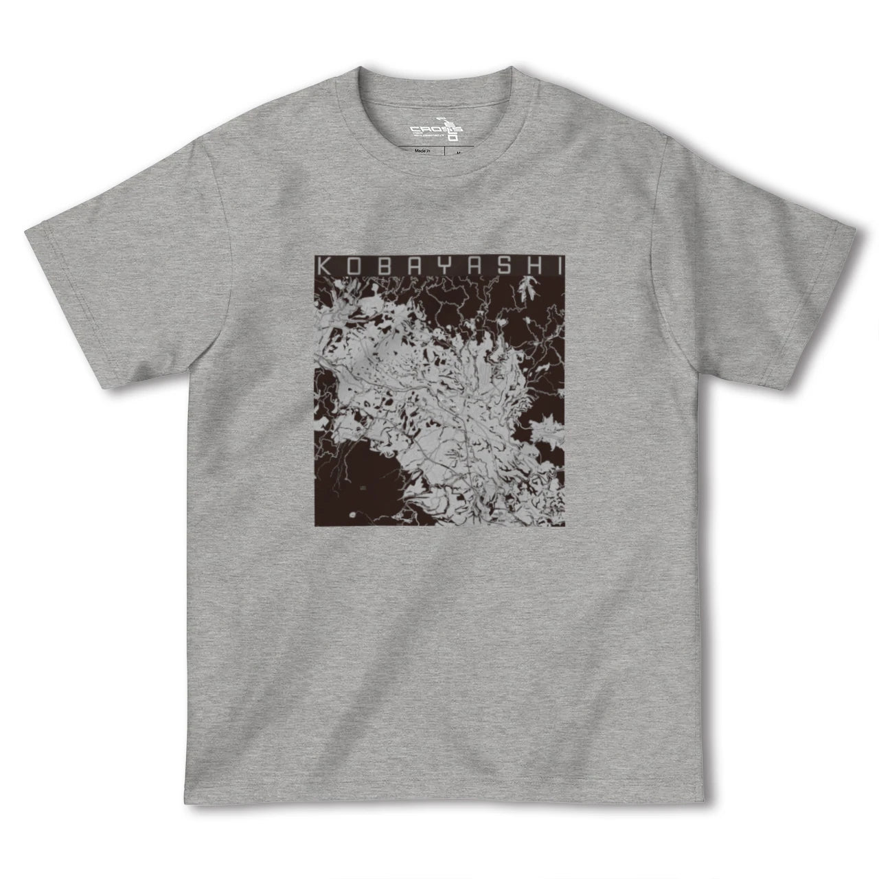 【小林(宮崎県)】地図柄ヘビーウェイトTシャツ