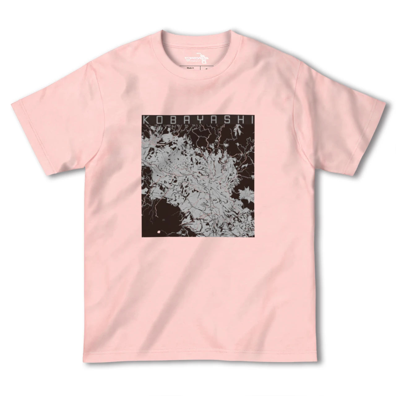 【小林(宮崎県)】地図柄ヘビーウェイトTシャツ