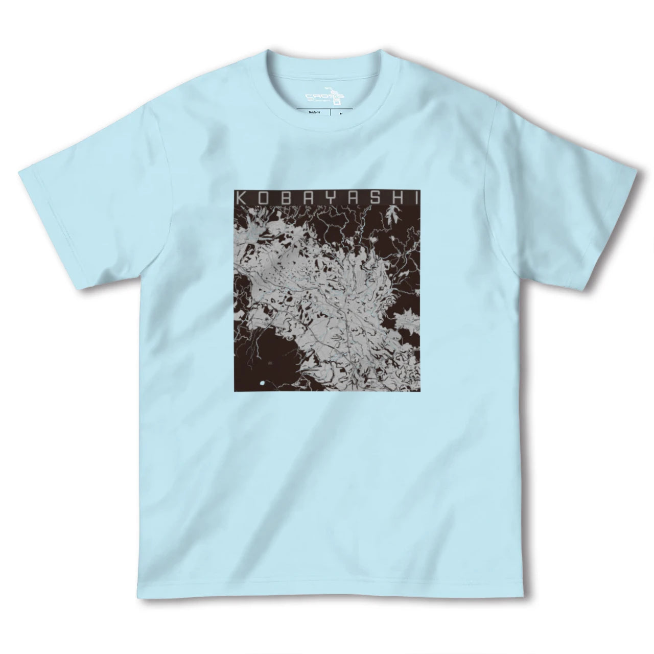 【小林(宮崎県)】地図柄ヘビーウェイトTシャツ