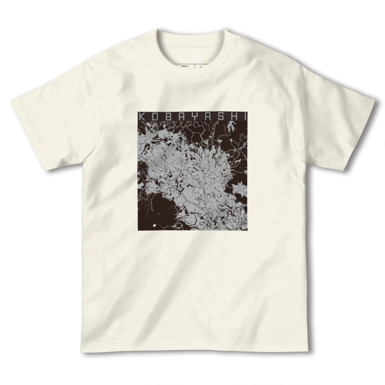 【小林(宮崎県)】地図柄ヘビーウェイトTシャツ