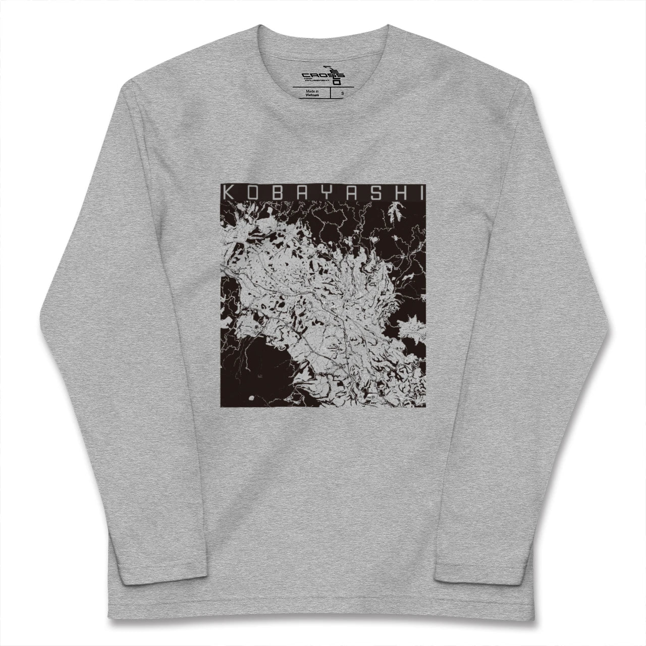 【小林(宮崎県)】地図柄ロングスリーブTシャツ