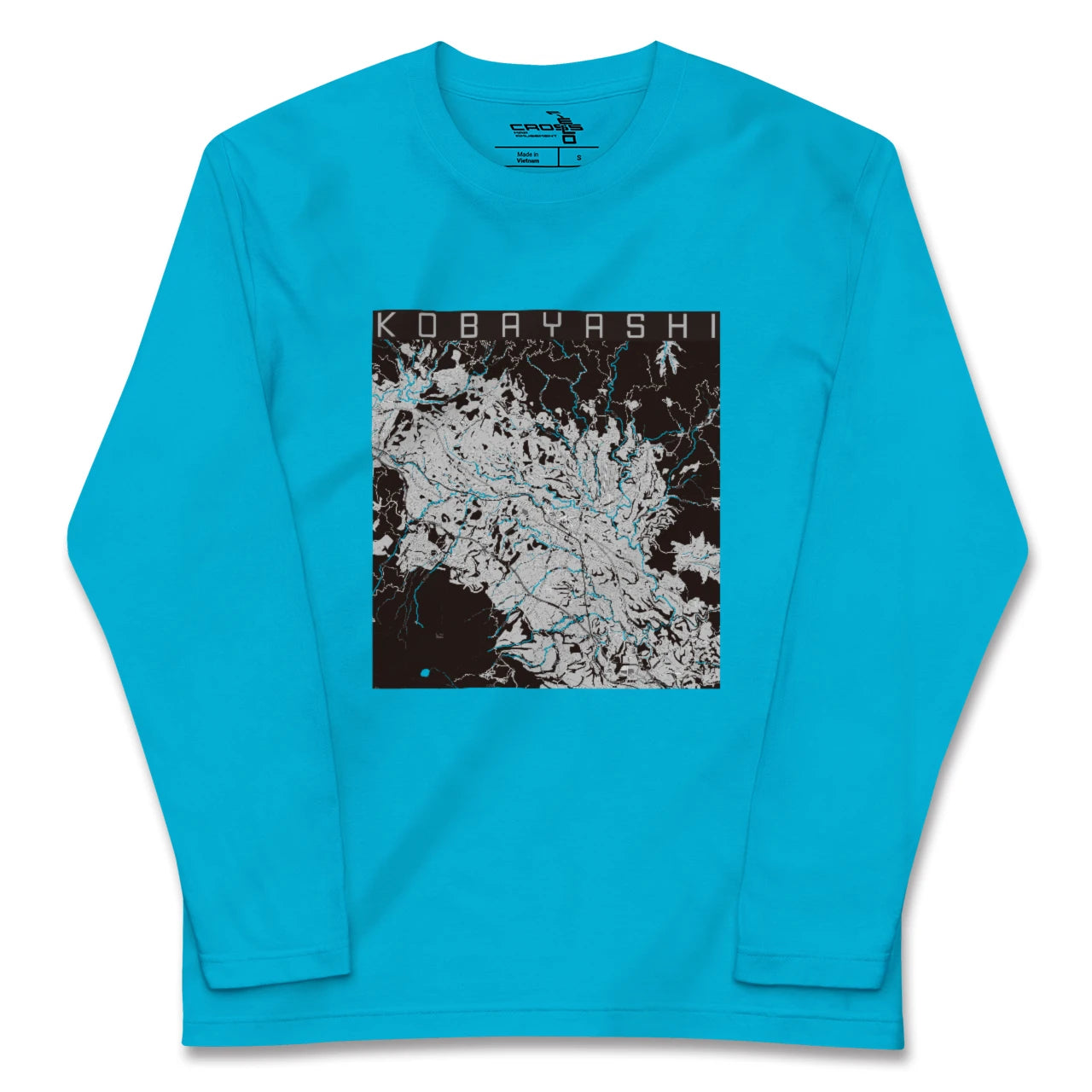 【小林(宮崎県)】地図柄ロングスリーブTシャツ