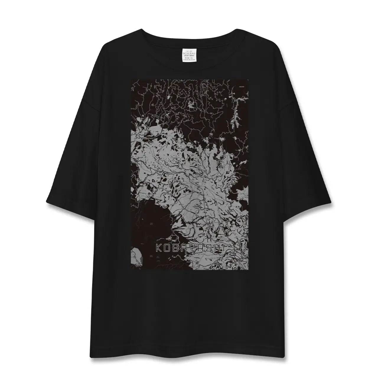 【小林(宮崎県)】地図柄ビッグシルエットTシャツ