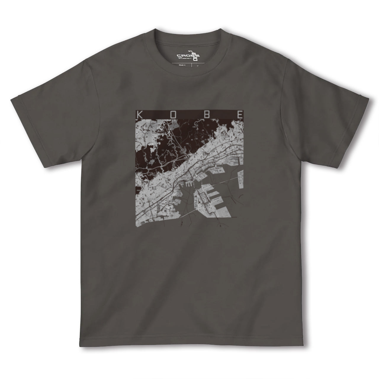 【神戸(兵庫県)】地図柄ヘビーウェイトTシャツ